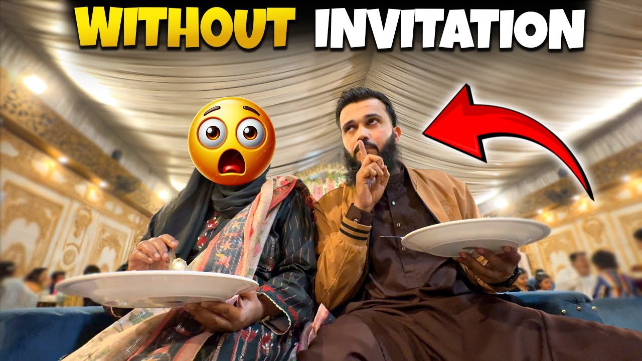 Without invite shadi ma chale gaye 😂 Family k sath prank kardia
