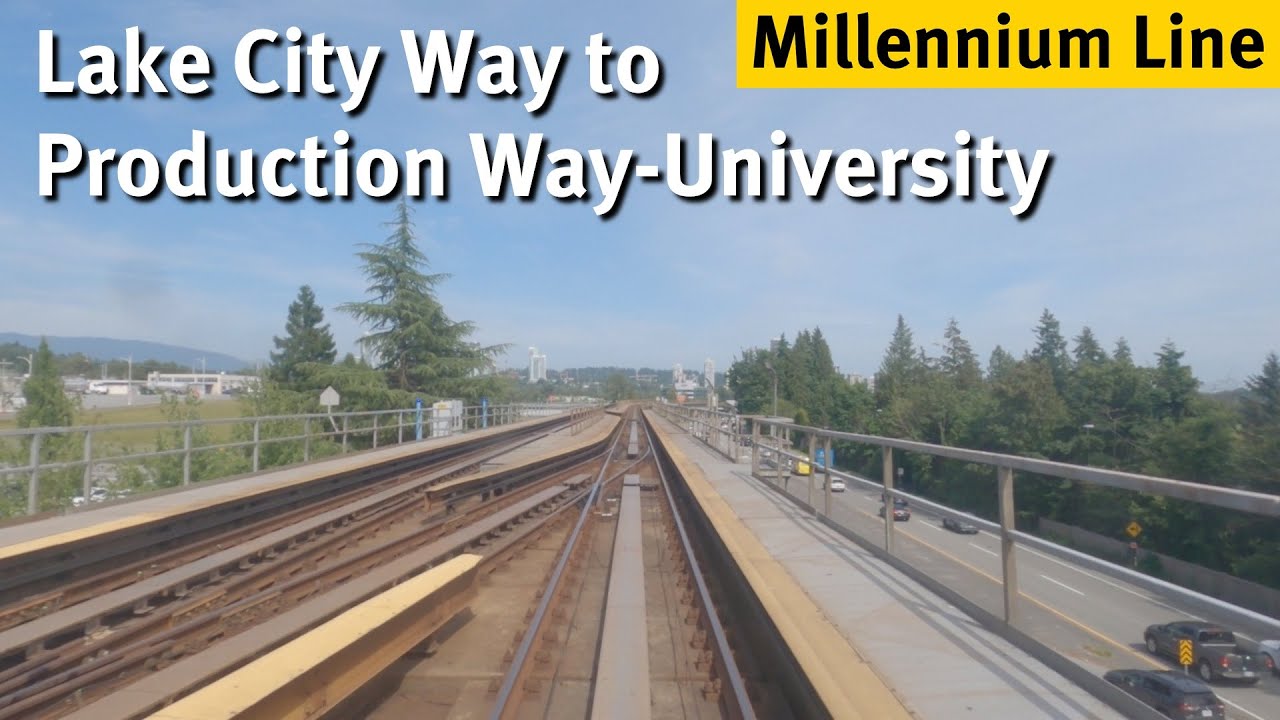 Vancouver SkyTrain - Lake City Way to Production Way [Millennium Line] | Station-to-Station Ride