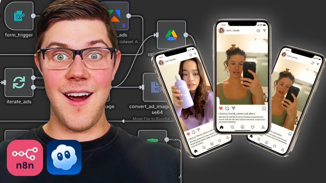 I Built the Ultimate AI UGC Video Ad Generator (Using Sora 2 + n8n)