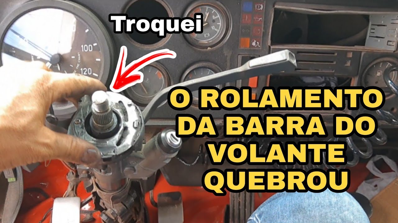 Trocando o kit  e o Rolamento do Volante do VW 7 90