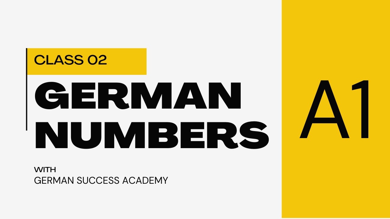 German Numbers | Class 02 | German Success Academy