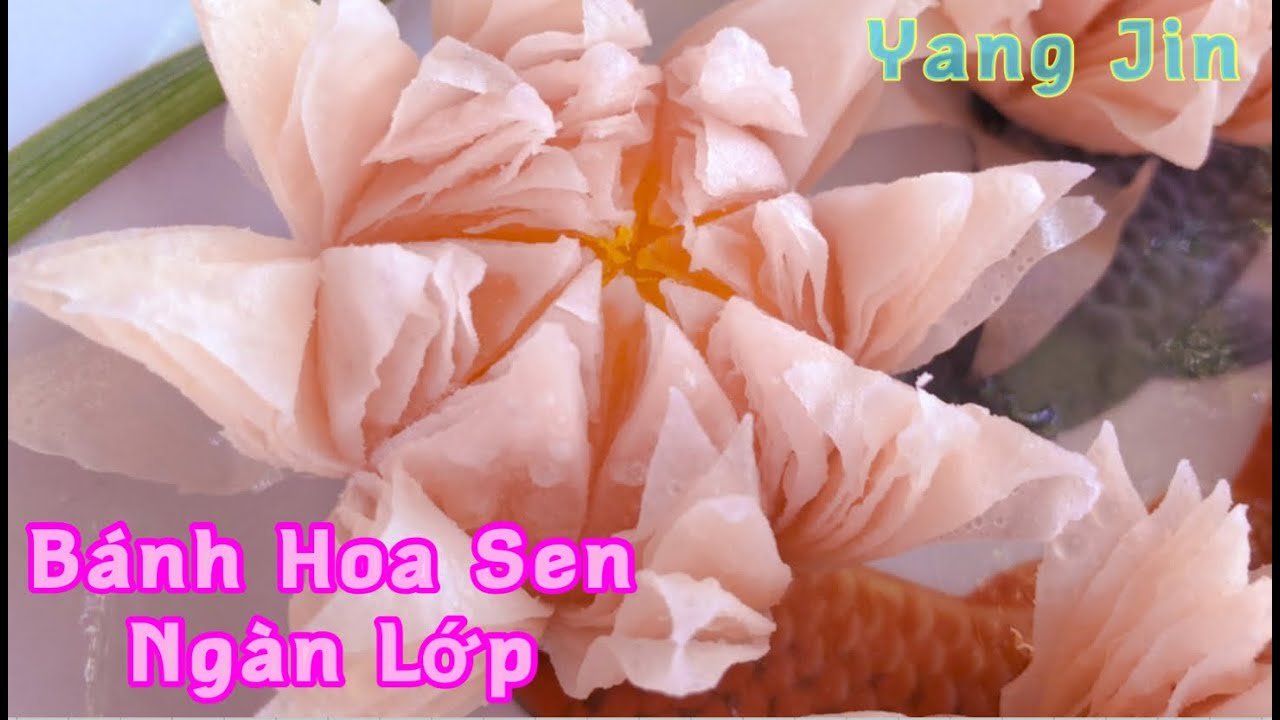 Bánh Hoa Sen Ngàn Lớp Không Lò Nướng | Yang Jin Làm Bánh