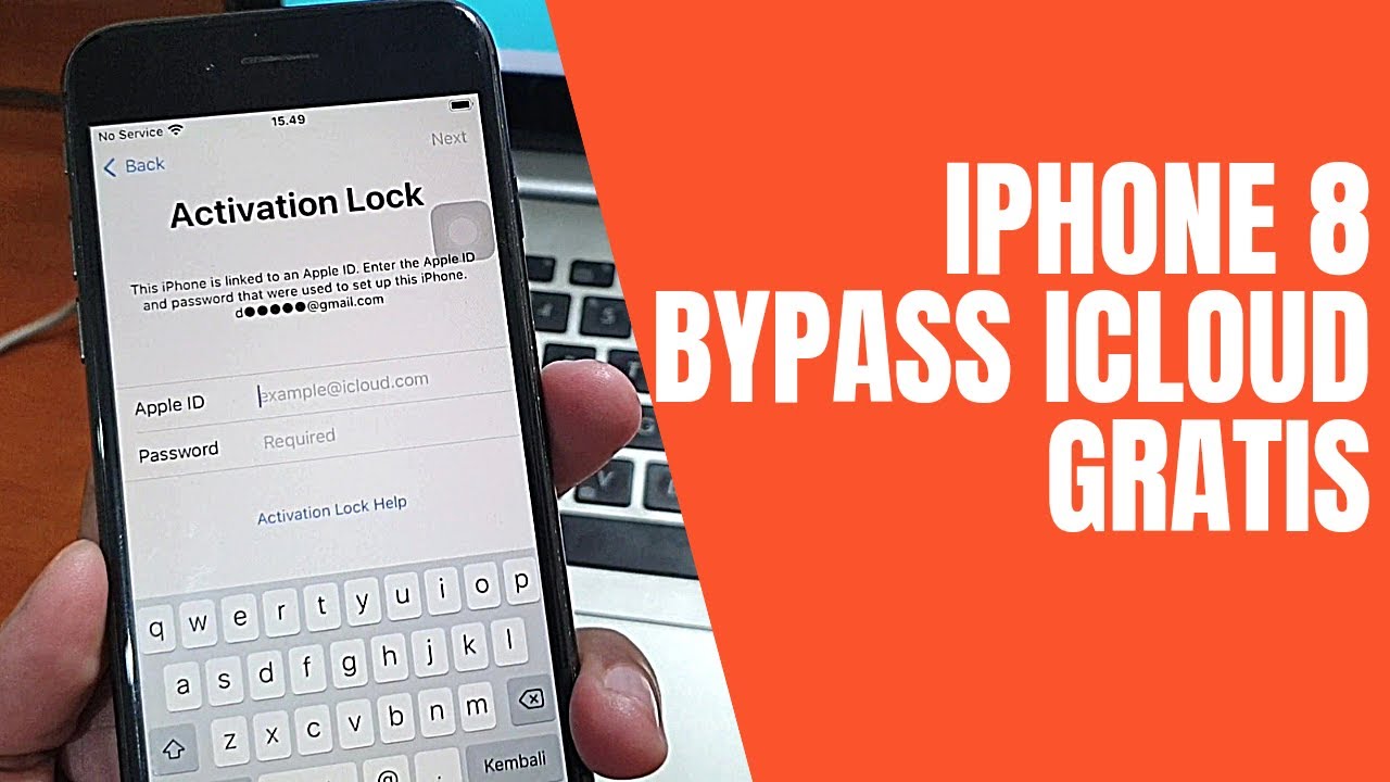 Cara Bypass iCloud iPhone 8 Gratis Untethered bebas restart permanen