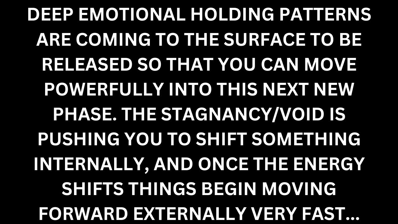 The heaviness you're feeling is an emotional holding pattern releasing... [Collective Tarot Reading]