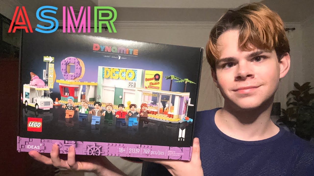 ASMR Building BTS Dynamite Lego Set
