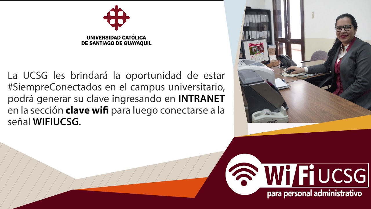 WIFI UCSG para personal administrativo