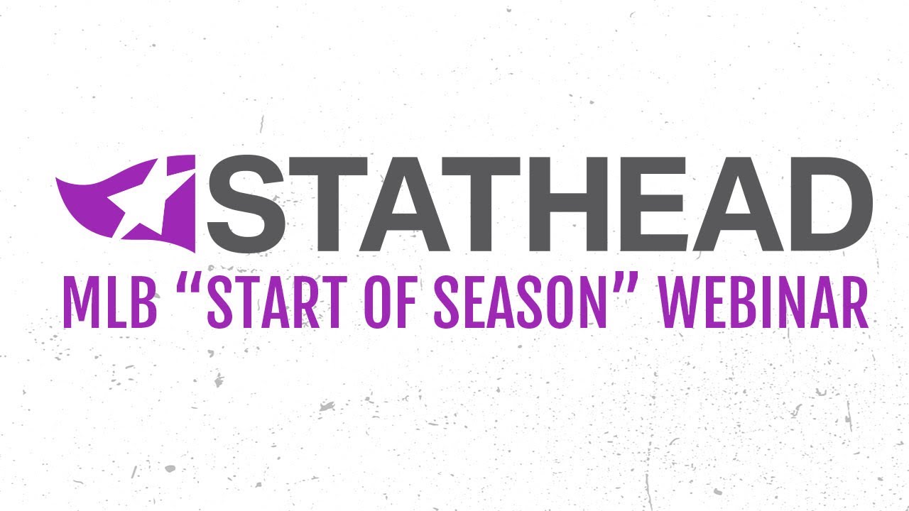 MLB "Start of Season" Webinar | Stathead Baseball Tips and Tutorials