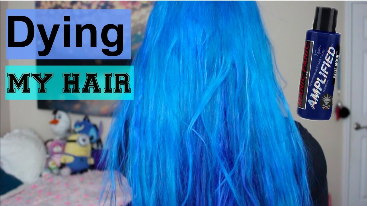 DYING MY HAIR BLUE