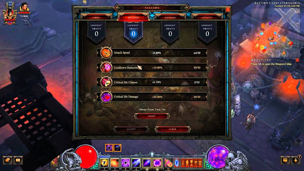 Diablo 3 T6 Wizard Tutorial Wand of Woh MM/EB  + 9m T6 Rift Clear