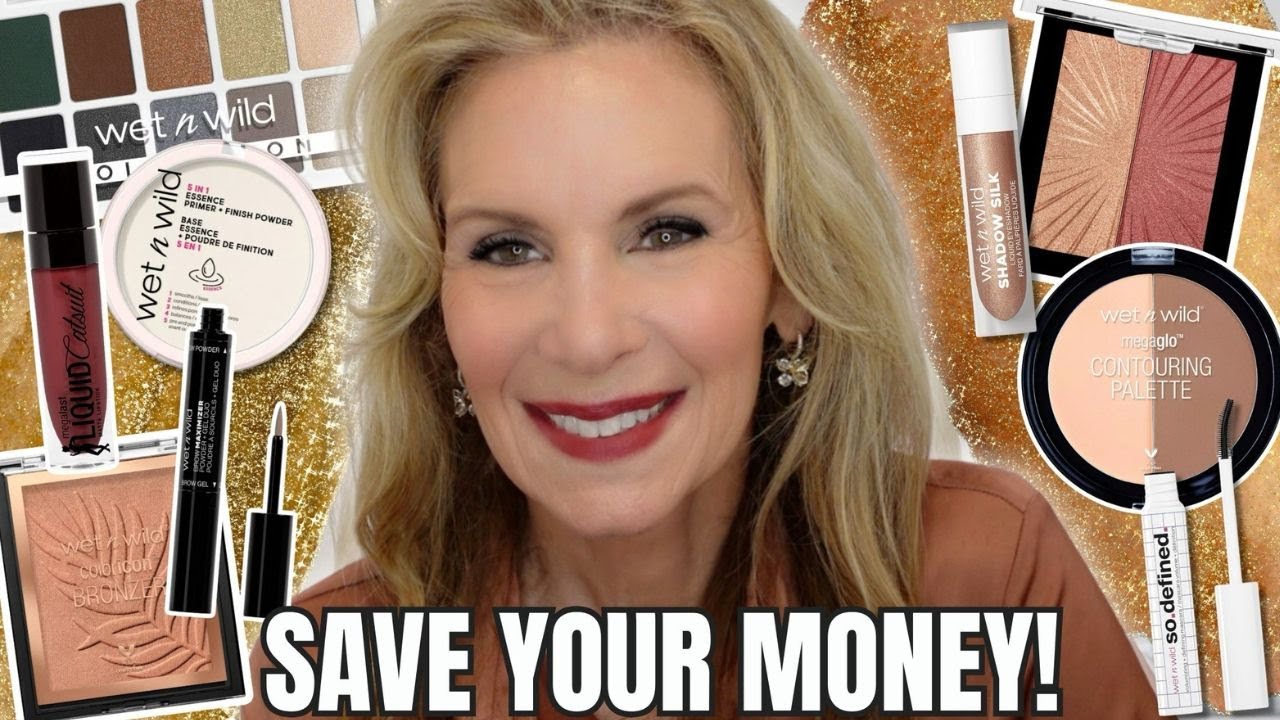 Full Face of Wet n Wild Makeup for Mature Skin