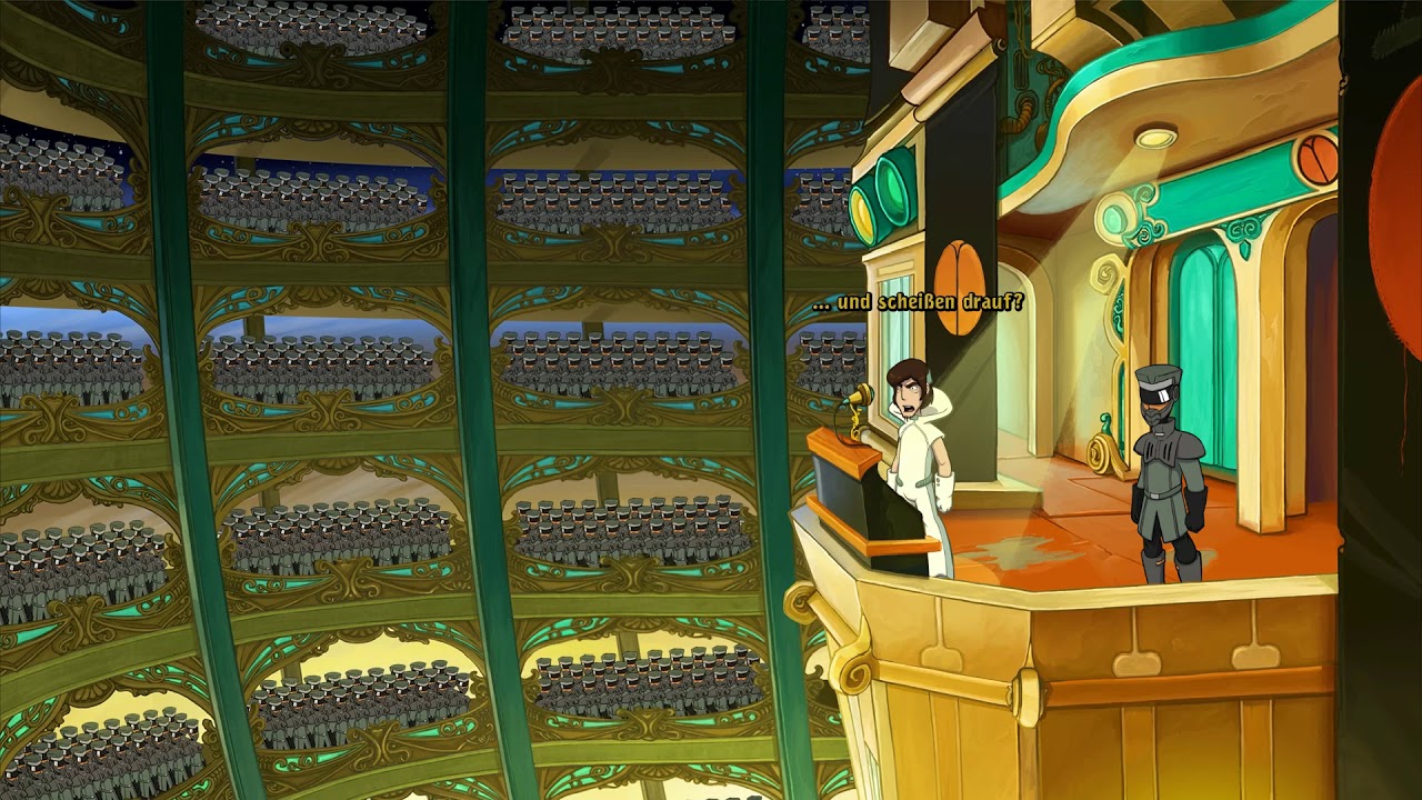 Deponia - Aufstieg zur Brücke - Rede und Organon Hymne in voller Länge