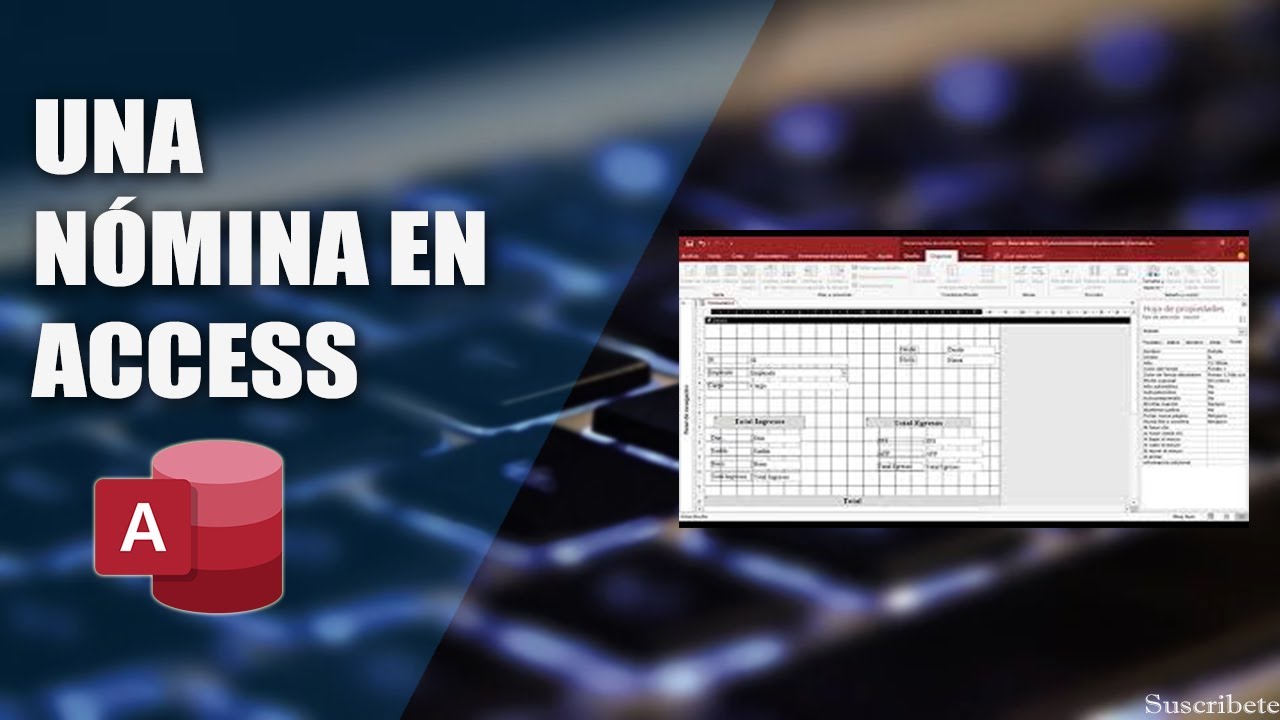 Cómo Hacer una Nomina en Access (ACTUALIZADO /2020/)