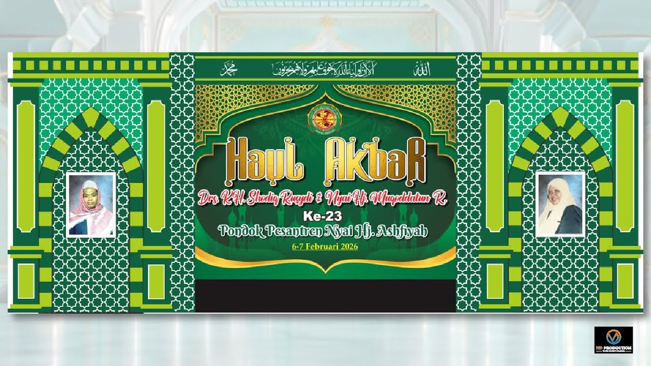 LIVE STREAMING HAUL AKBAR Drs. KH. Shodiq Rusydi & Nyai Hj. Muqoddatun ke-23