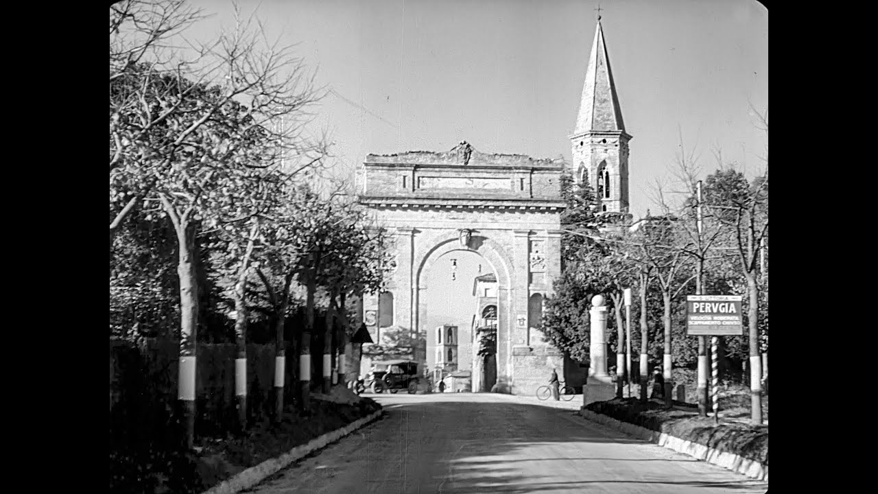 Perugia nel 1935 | Filmato di repertorio  (RARO)