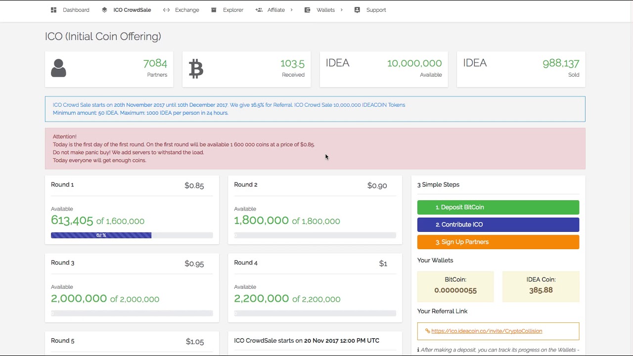 Idea Coin ICO [Best buying experience ever]