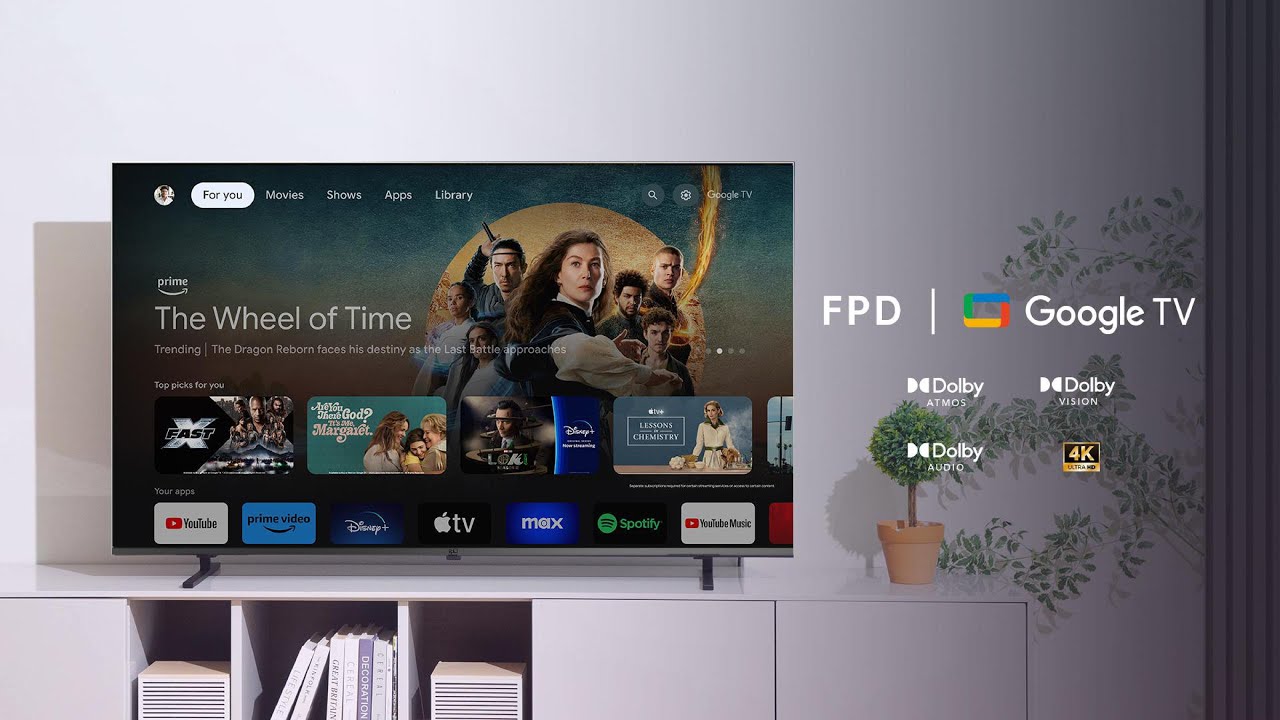 Introducing FPD Google TV Smart TV 4K UHD: Your Ultimate Home Theater! Available Now!