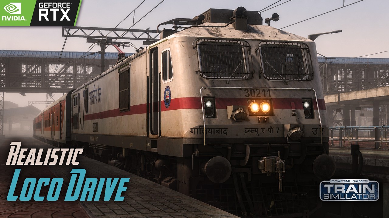 Most Realistic Locomotive Experience Ever! | Realistic Indian Train Simulator | Full Cab Control