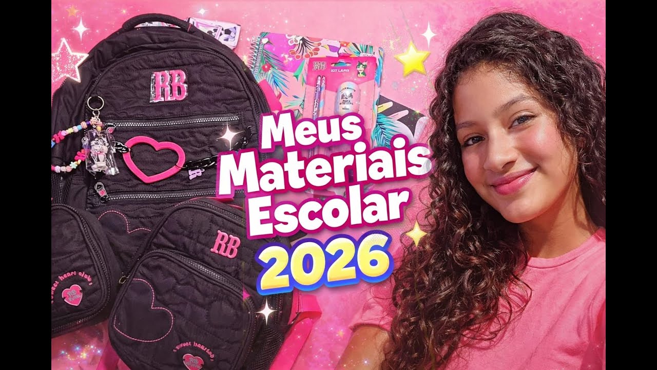 Arrumando minha mochila 2026