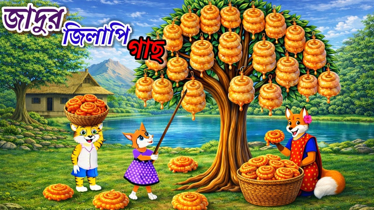 🦊 জাদুর জিলাপি 🥨 | Shiyaler Cartoon | Bangla Cartoon | Rupkothar Golpo | Rupkothar golpo