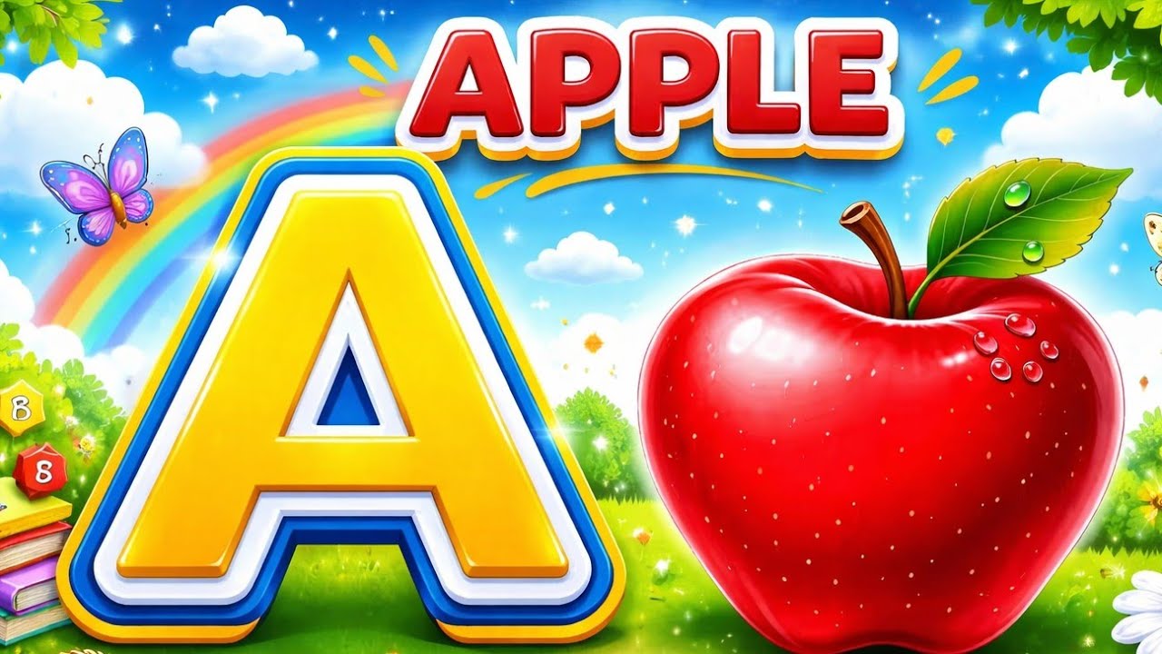 A for apple b for ball ll Alphabet ll Toddlers ll abcd song ll Tannukidszone I phonic song for kids 