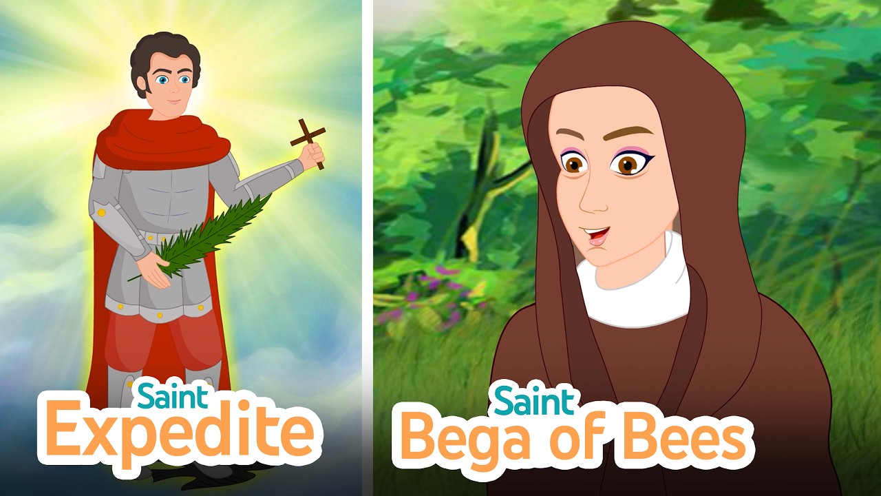 Saint Expedite and Saint Bega of Bees I Compilation Video I #saintsandangelstv #saints