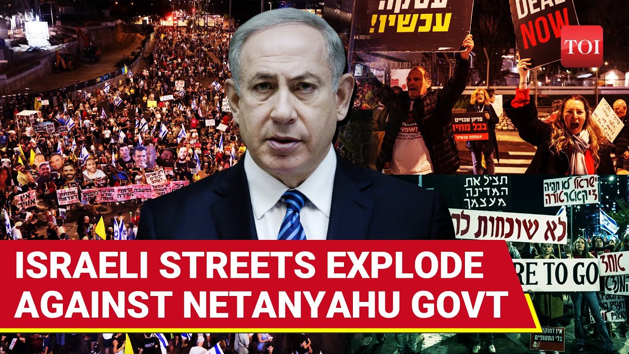 Israel REVOLT Explodes; US. Embassy 'STORMED' In Tel Aviv | Thousands ERUPT Against Bibi Over Gaza