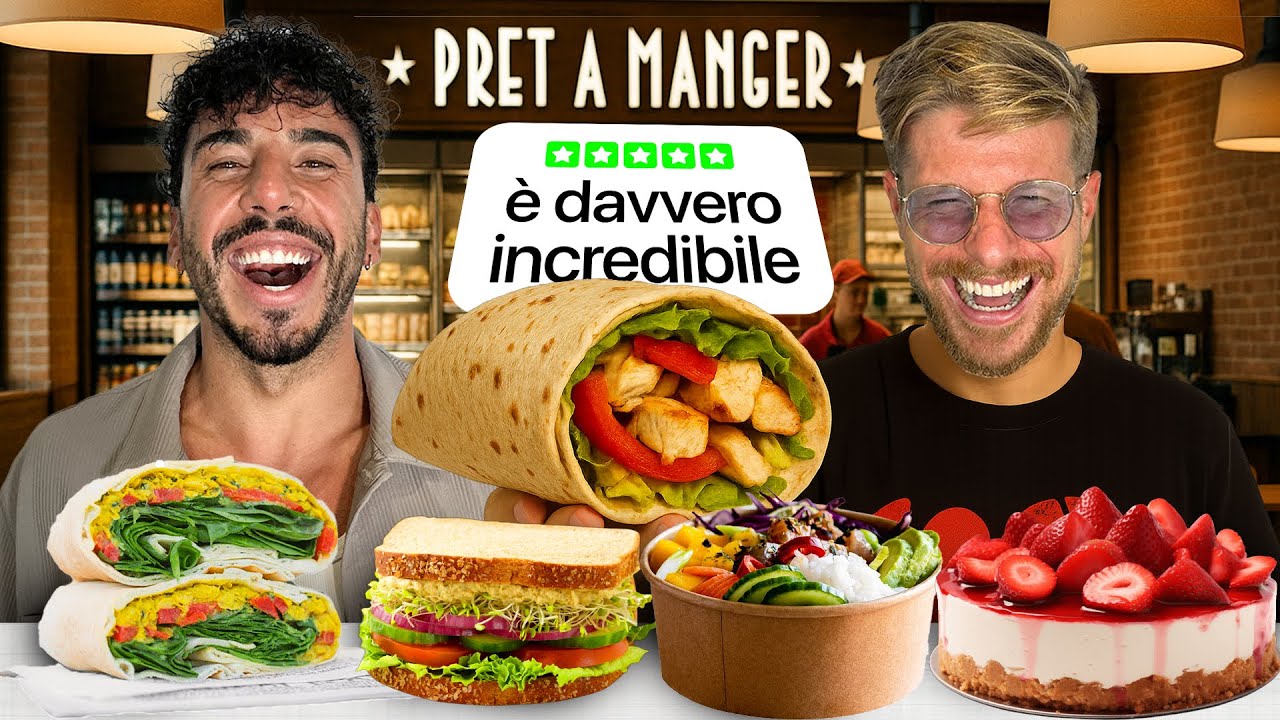 PROVIAMO PER LA PRIMA VOLTA IL FASTFOOD SALUTARE PRET A MANGER - NON PENSAVAMO FOSSE COS&Igrave; GUSTOSO! 