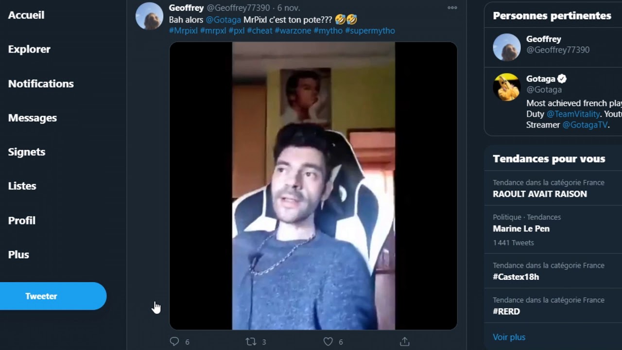 (censurée) MrPixl est PsykoSauce Pixl Networks Monstercat et ami avec Gotaga Micode BTLV & Raptor