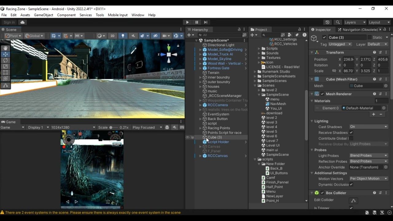How TO Make Win And Lose Panels and Finish Points in Unity |3D| in Urdu