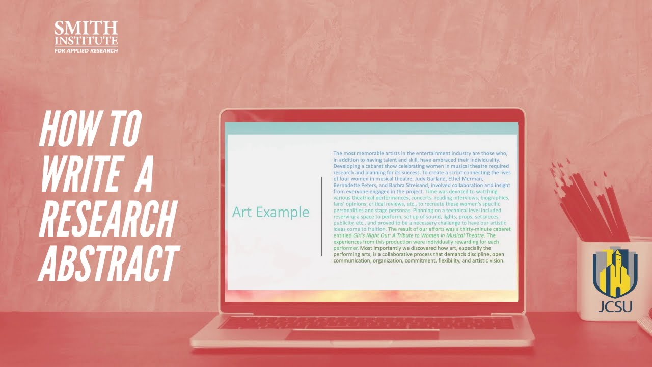 How to Write a Research Abstract