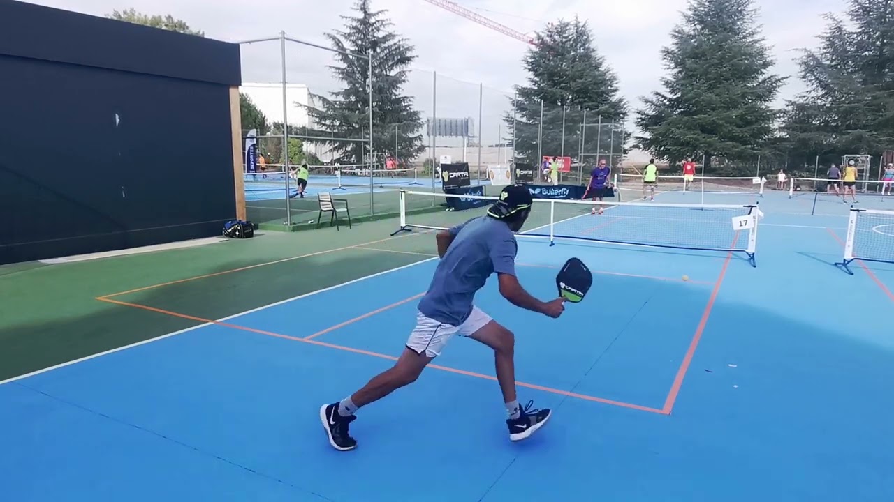 Vamos Pickleball. Gerardo Ballesteros vs Jose Manuel Álvarez +50 del Spanish Open 2022