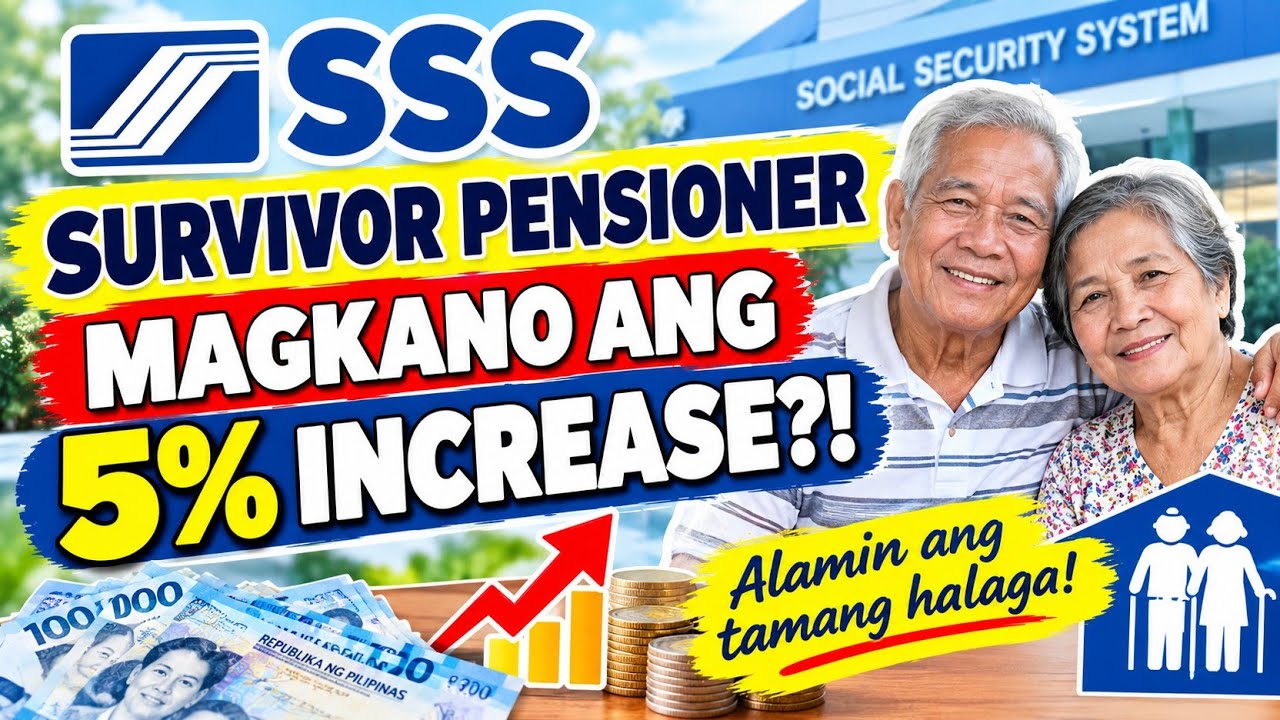 ✅3-YEAR SSS SURVIVOR PENSION INCREASE: MAGKANO ANG DAGDAG SA MONTHLY PENSION?