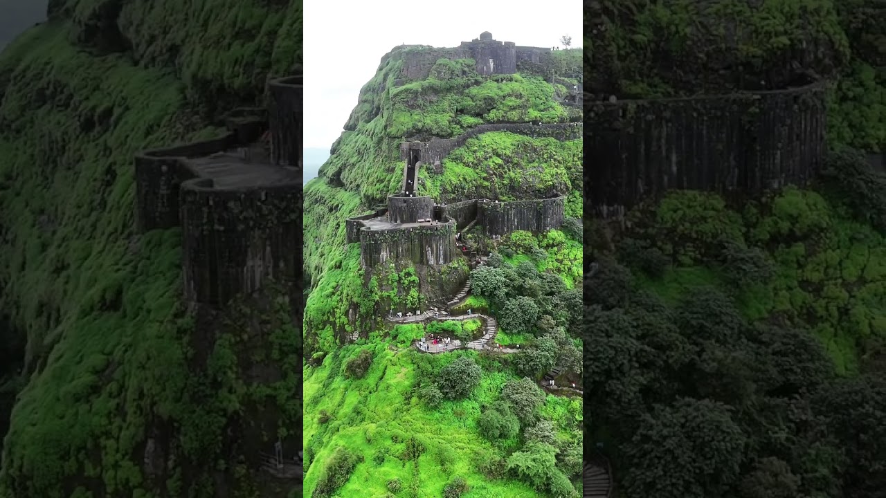 Lohgad fort in Maharashtra monsoon | Lonavla khopoli Maharashtra