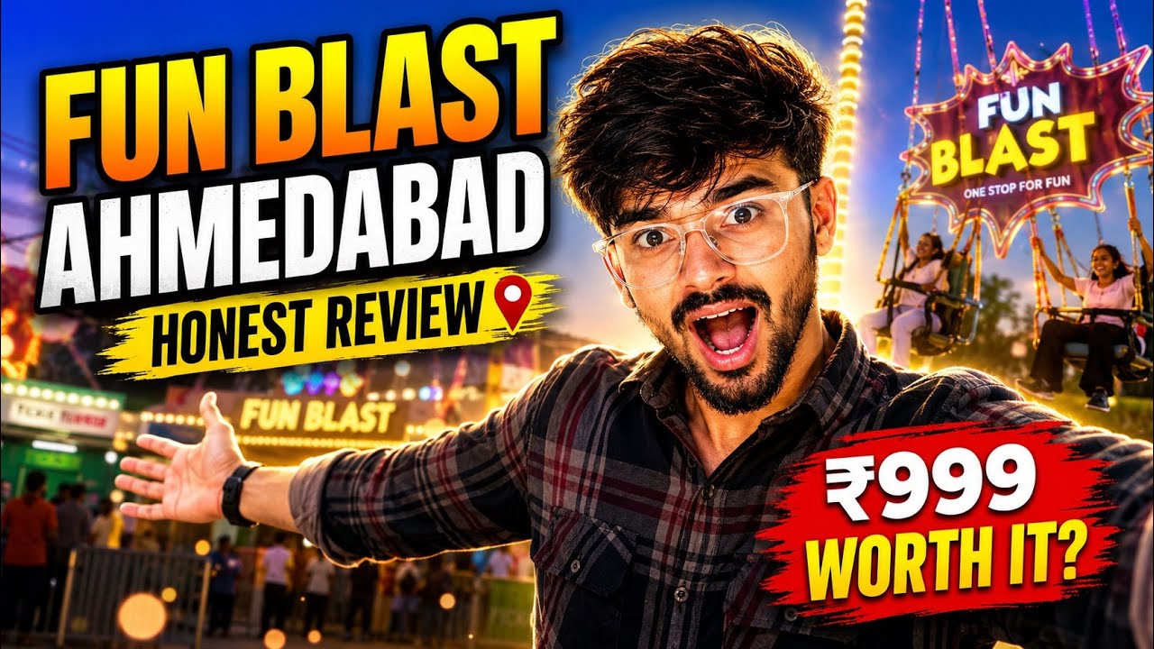 FUN BLAST Ahmedabad 😍| GAMES, ADVENTURE, RIDES, BOWLING & FOOD | FUNBLAST VLOG