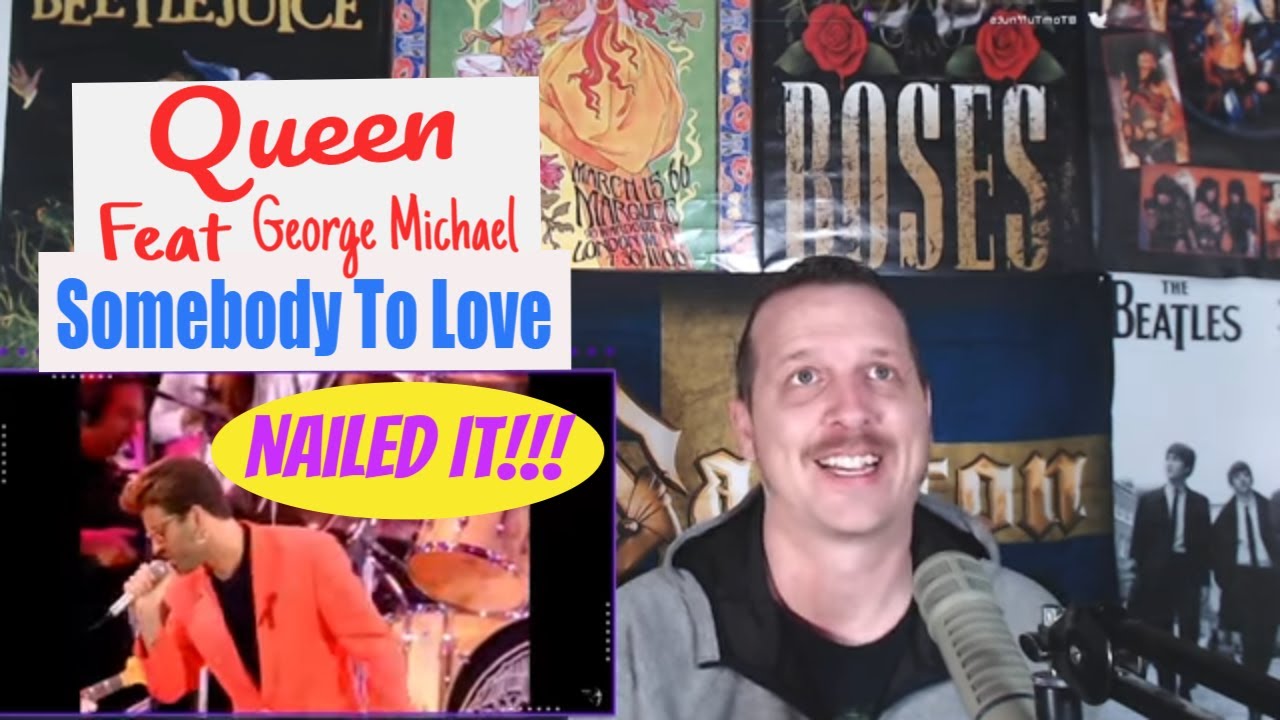Моя любимая песня Queen — Somebody To Love | Реакция | Джордж Майкл | Концерт Фредди Меркьюри