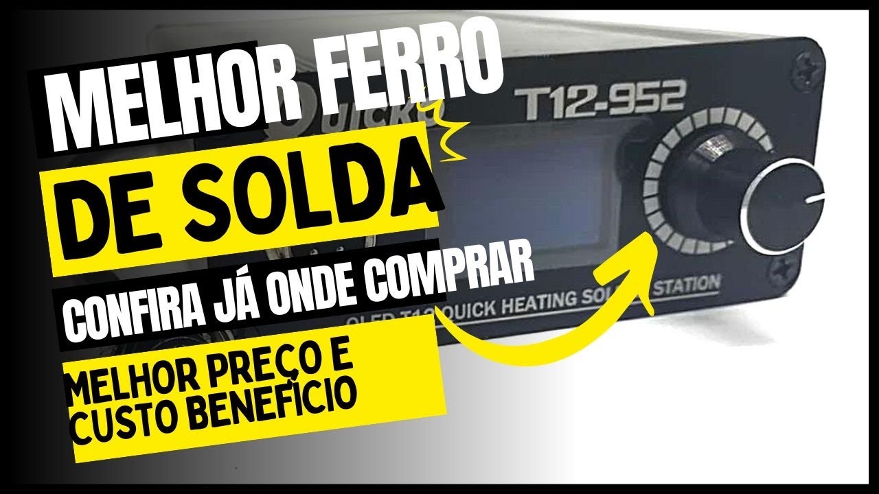 Estação De Solda Quicko T12 952 Será que é boa ? Onde Comprar em 2022?