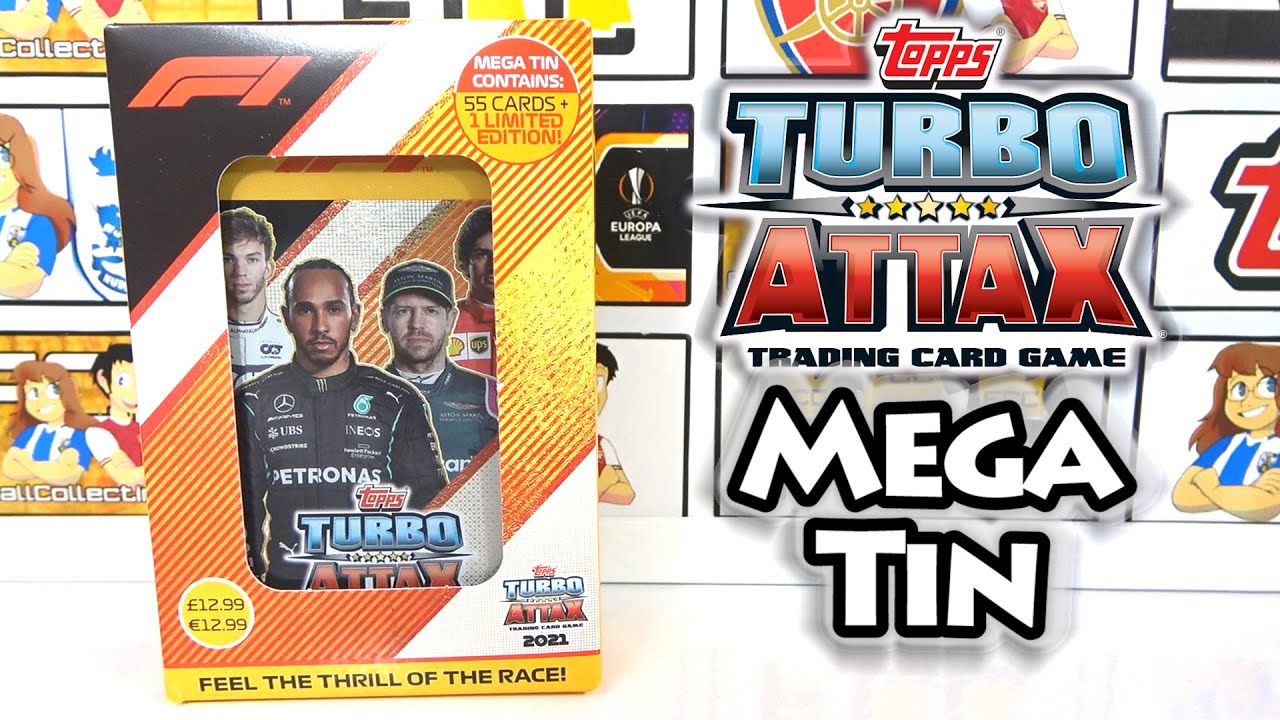 NEW! Opening A Turbo Attax 2021 F1 Mega Tin | Exclusive Limited Edition & Exclusive Cards