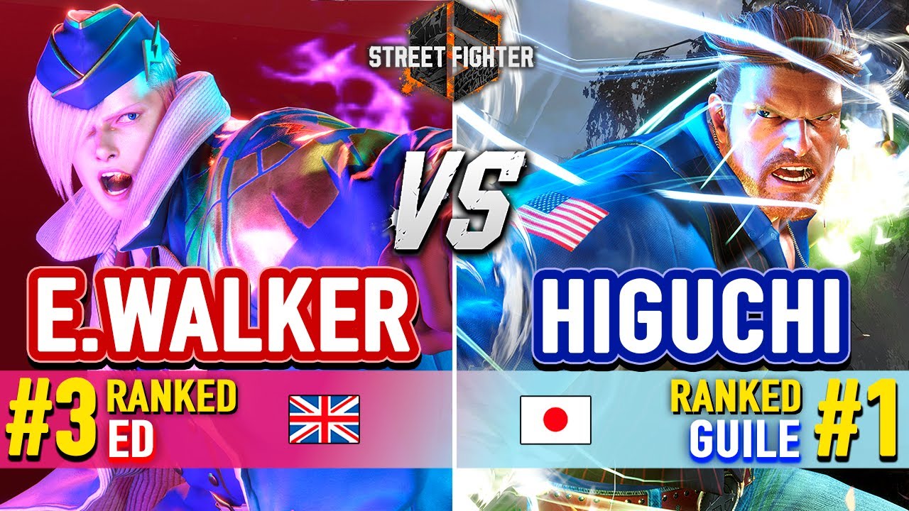 SF6 🔥 ENDING WALKER (#3 Ranked Ed) vs HIGUCHI (#1 Ranked Guile) 🔥 SF6 High Level Gameplay