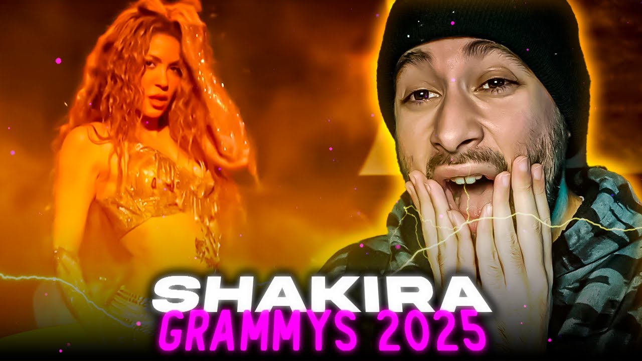 REACCION a SHAKIRA en los GRAMMYs 2025 Performs 