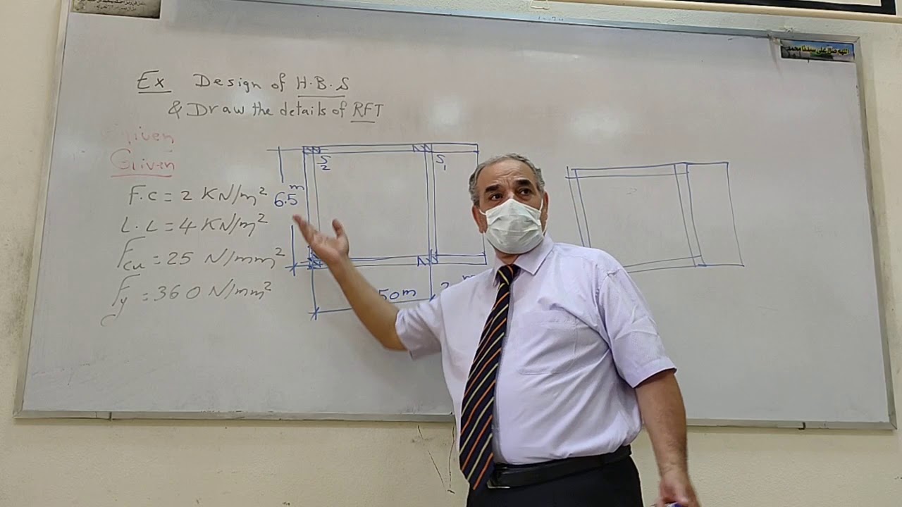 خرسانه تالته مدني مثال علي hollow Block