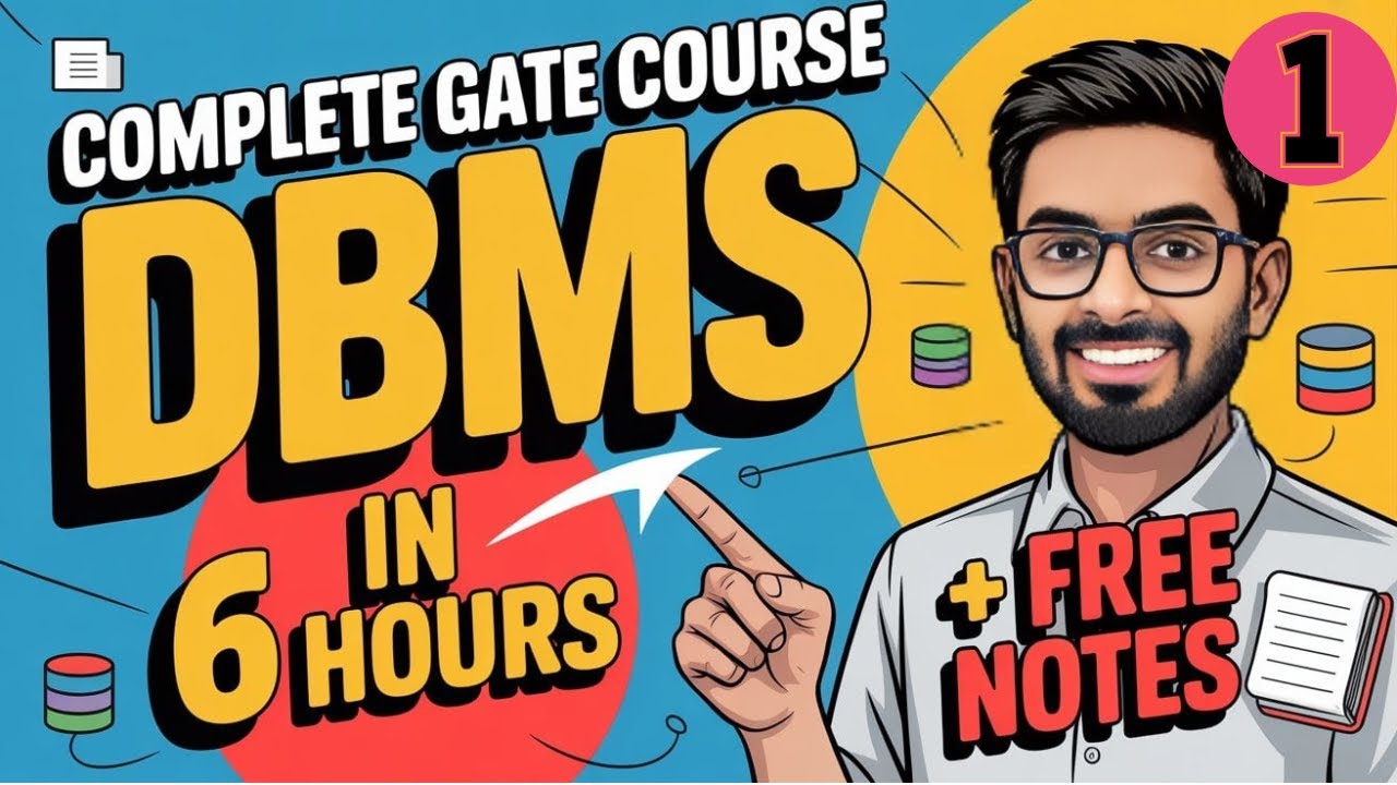 DBMS One Shot (Part 1) | Complete Database Management System for GATE CSE 2026 & College Exams