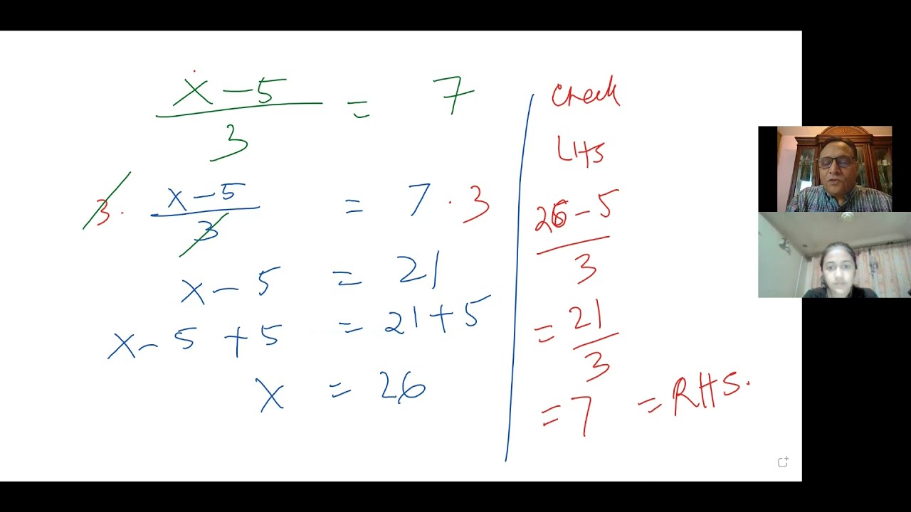 Linear Equations in One Variable Complete Concept With Many Examples Naisha Gold in Archery