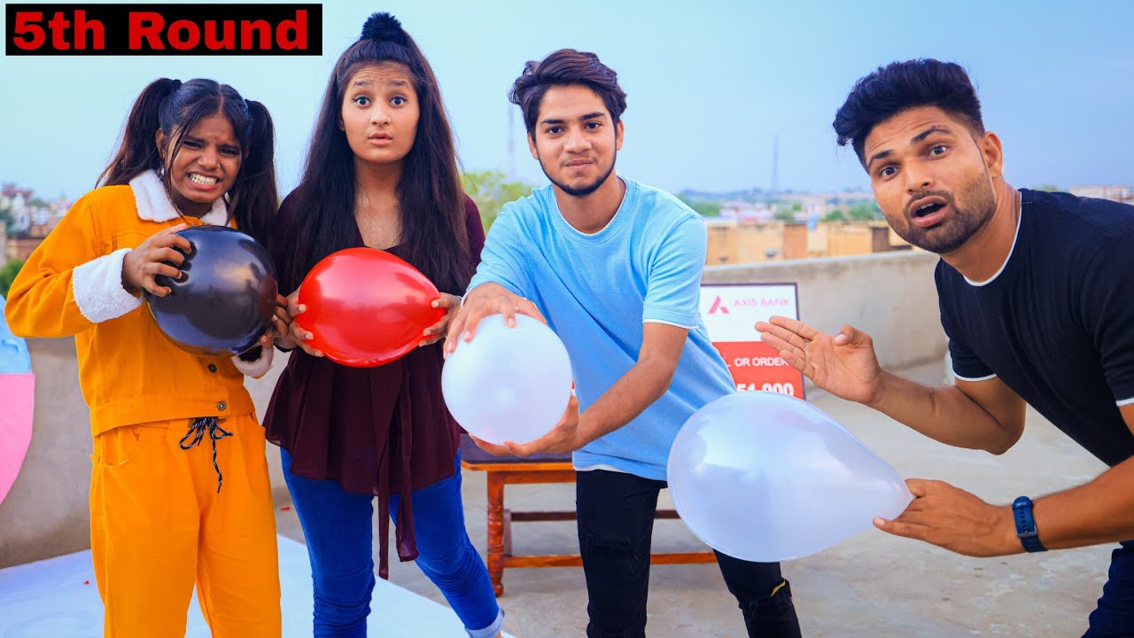 Balloon🎈😱luck challenge 5th Round Kon Jitega challenge | Mk Studio vlog