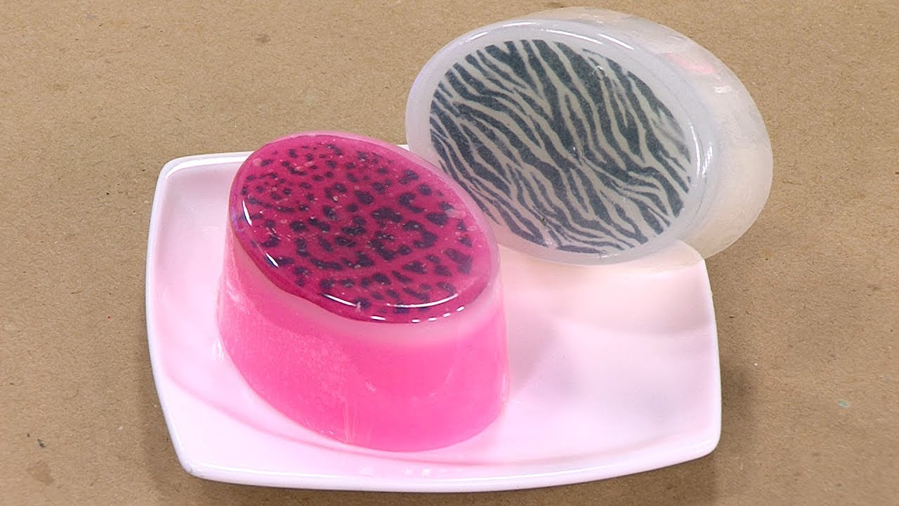 Como Hacer Jabon de Glicerina con Animal Print- HogarTv por Juan Gonzalo Angel