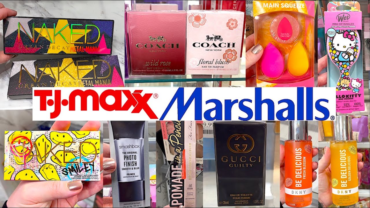 TJ MAXX & MARSHALLS SHOPPING, AMAZING MAKEUP FINDS, SHOP WITH ME 2024, NEW FINDS #shopping #new