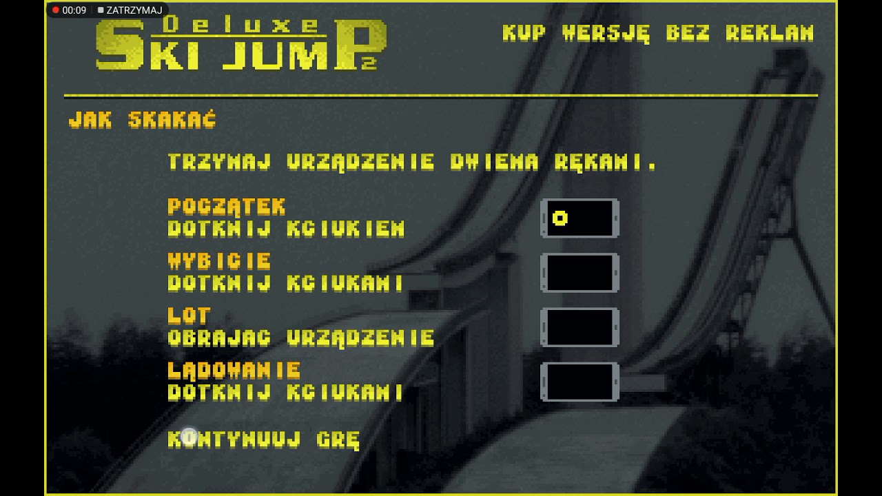 Jak (nie) skakać w deluxe ski jumping 2(na końcu poradnik jak skakać)