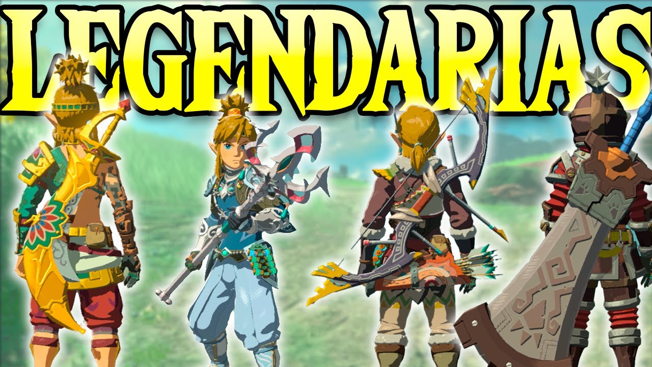 ✨¡¡ESTAS SON LAS 4 MEJORES ARMAS de Zelda Tears!! Cimitarra, Tridente, Arco Águila, Machacarrocas...