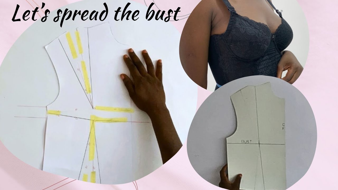 FULL BUST ADJUSTMENT ON A COMMERCIAL BLOCK