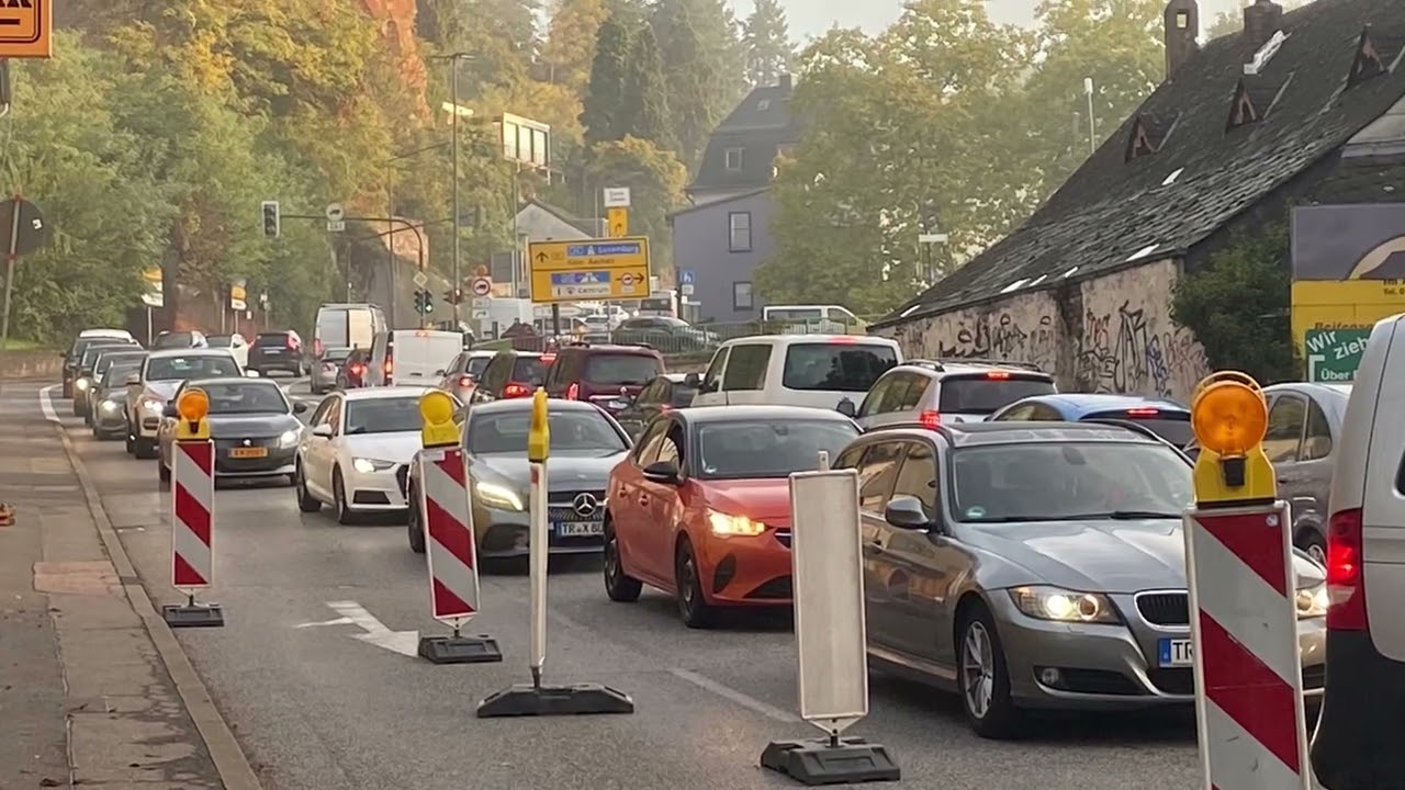 Sperrung und Instandsetzung der K&ouml;lner Stra&szlig;e in Trier