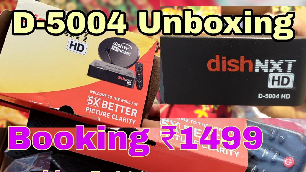 2026 Dish tv Letest Box unboxing || dish tv D-5004 unboxing || Dish tv 2022 letest Box unboxing